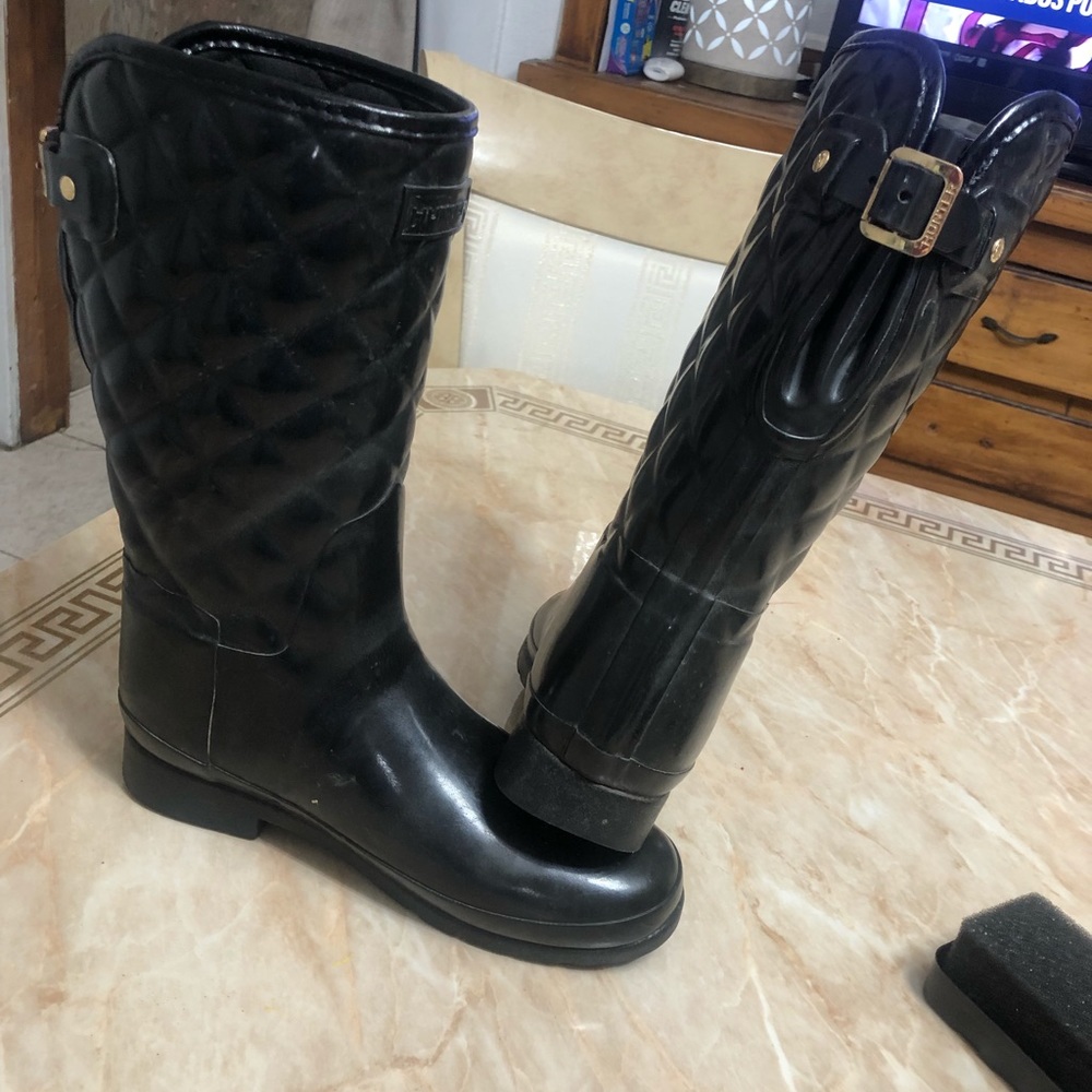 Hunter diamonds boots 7